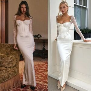 HOUSE OF CB Perdi White Dress L